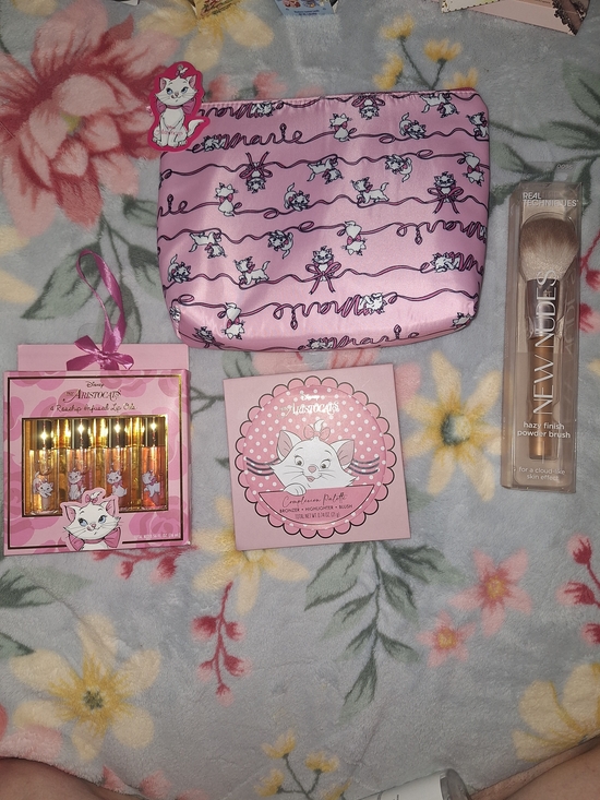 Disney Other - Disney The Aristocats Complexion Palette Iip Oil Contour Brusg And Cosmetic Bag